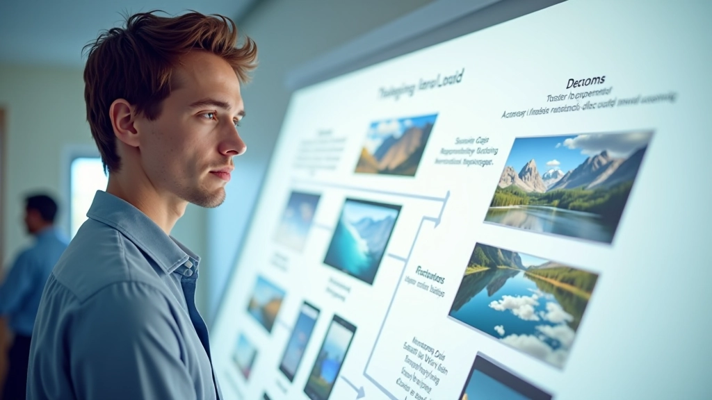 Technisches Diagramm zeigt wie srcset und Lazy Loading zusammenwirken